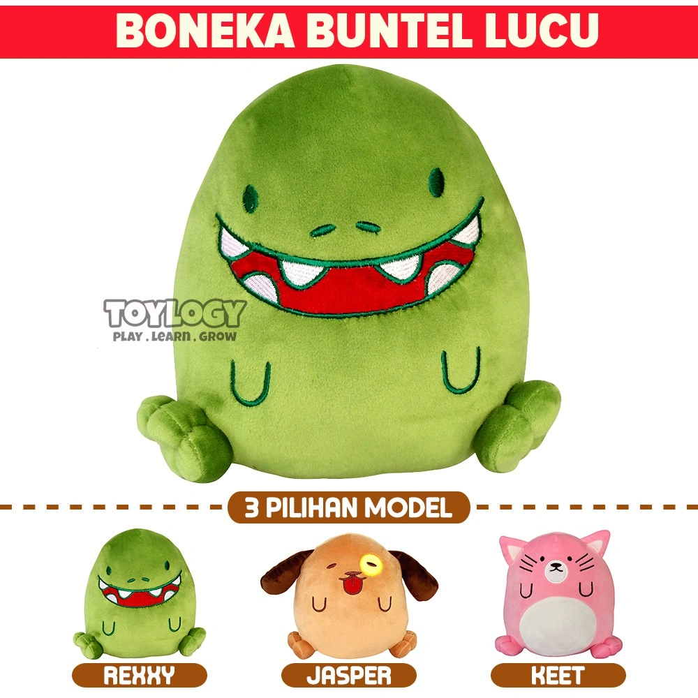 Ozco Boneka Bantal Buntel Lucu Dekorasi Sofa Karakter Onimals Monster Hewan Kucing Anjing Cat Dog Puppy