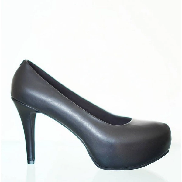 Cloi ADL 0487 women platform heels shoes 10 cm in Black doff