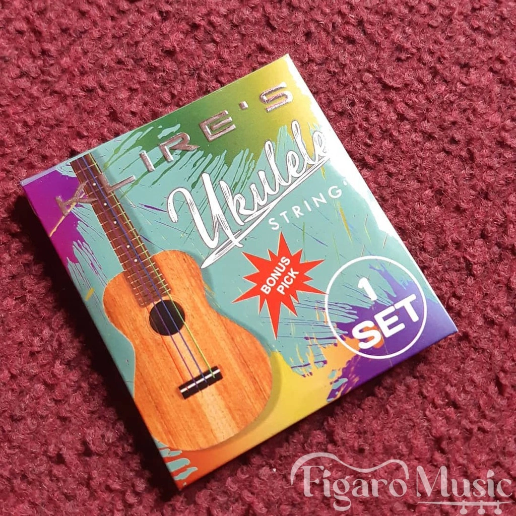 Senar Ukulele Clear Warna merk KLIRE'S - 1 Set Bonus Pick