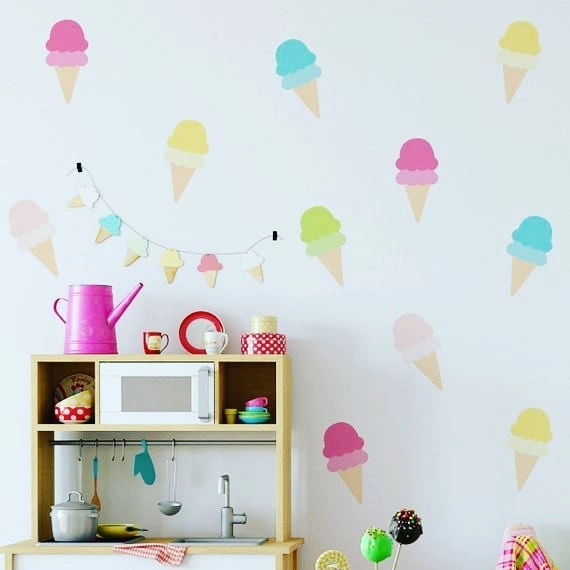 Walldecals Ice Cream Unique