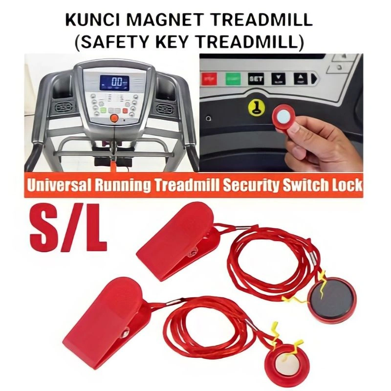 Kunci Magnet Treadmill/ Safety Key Treadmill Universal Alat Fitnes/ Sparepart Treadmill