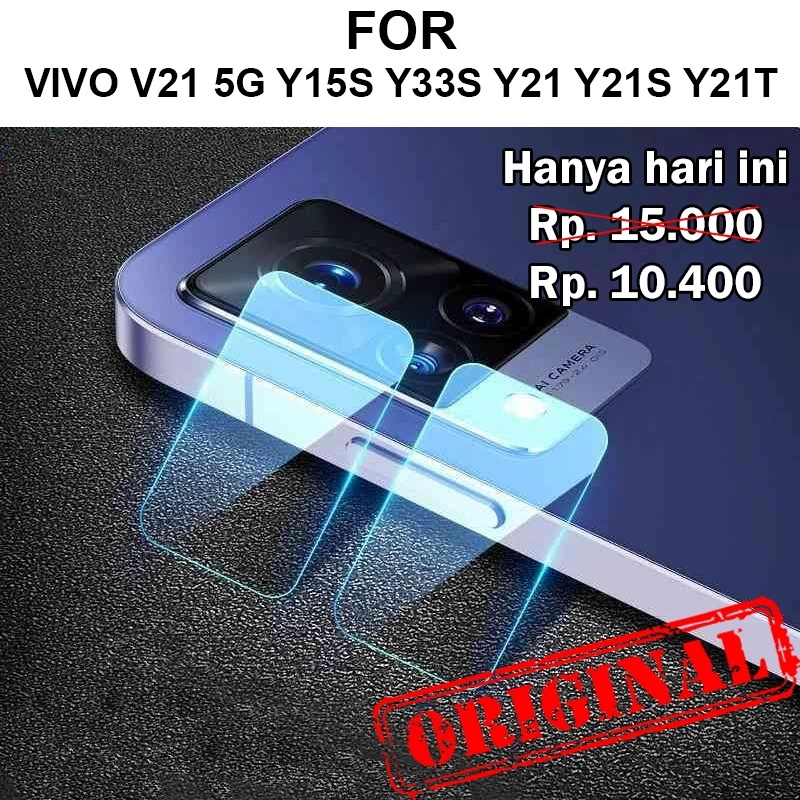 CAMERA TEMPERED GLASS Vivo V21 5G Y15s Y33s Y21 Y21s Y21t anti gores pelindung lensa hp kaca kamera