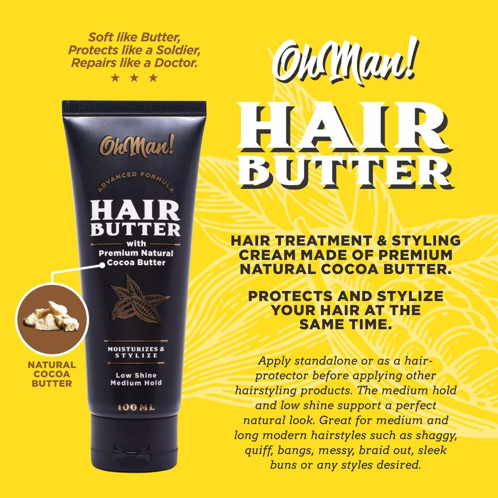 Oh Man Hair Butter 100ml - Vitamin Rambut/Hair Treatment