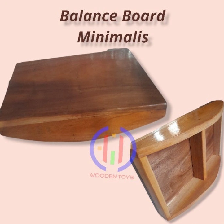 Balance Board Minimalis Mainan Edukasi Mainan Papan Keseimbangan Anak Kayu Solid