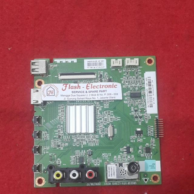 MESIN TV LED  - MOBO  - MOTHERBOARD  - MB  - MAINBOARD TOSHIBA 19S1400VJ