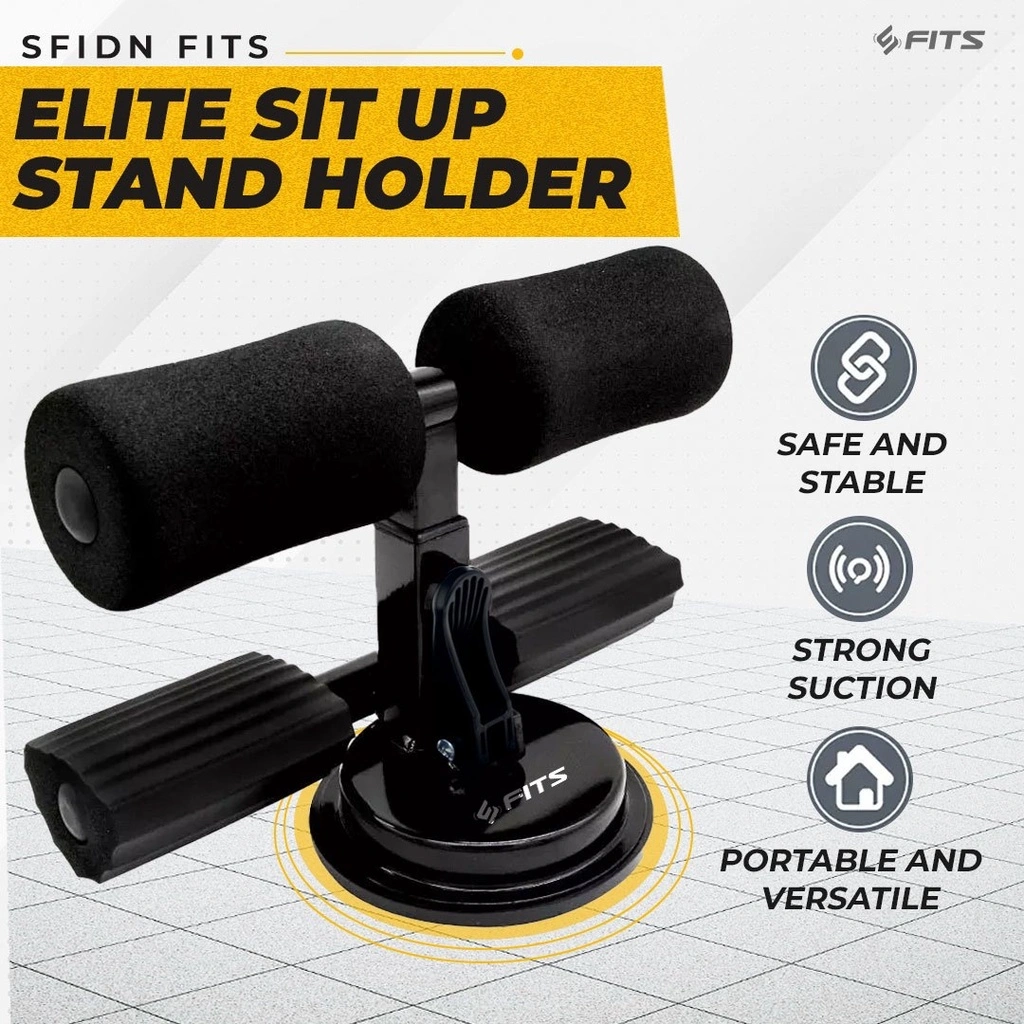 SFIDN FITS Premium Sit Up Elite Stand Holder | Extreme Grip | Alat Bantu Penahan kaki Sit Up