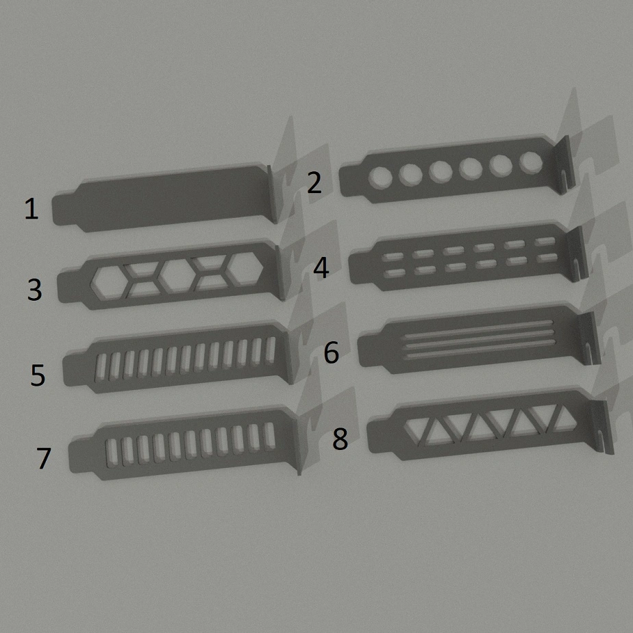 Slot Cover PCIE PCI case casing PC Low Profile