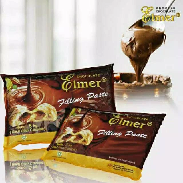 Elmer filling paste coklat isian roti, bomboloni, roti bakar selai coklat