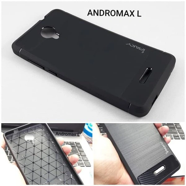 ANDROMAX A / B / ANDROMAX L Softcase IPAKY Carbon Slim Fit Fiber Armor Rugged Shockproof