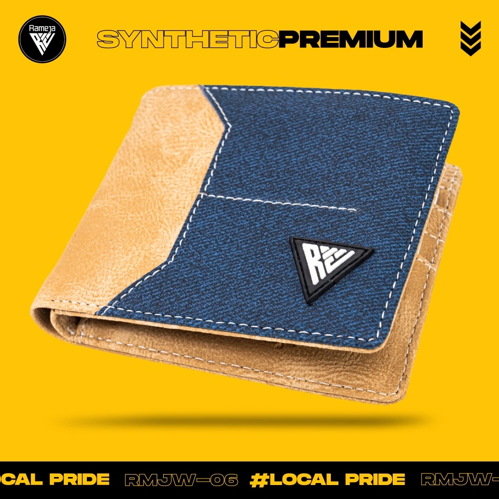 RAMEJA Dompet Pria Bahan Kulit PU Premium RMJW06