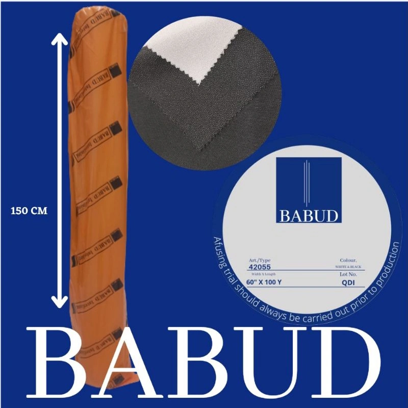 Trikot Lem Furing Untuk Batik  Wafer Tipis/ Waffel Tipis 42055 Babud Interlining