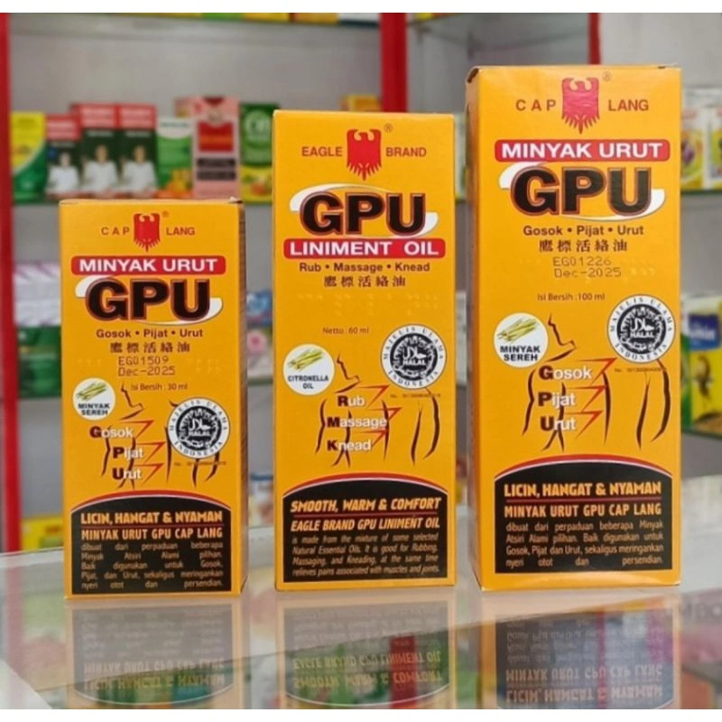 MINYAK URUT GPU CAP LANG