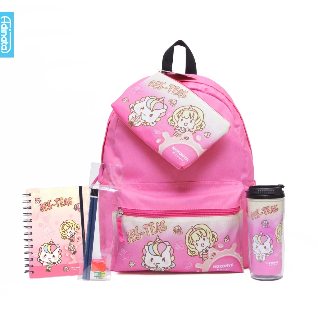 Adinata Mokonya Bundling Tas Sekolah Ransel XL Anak Perempuan Tas Fashion