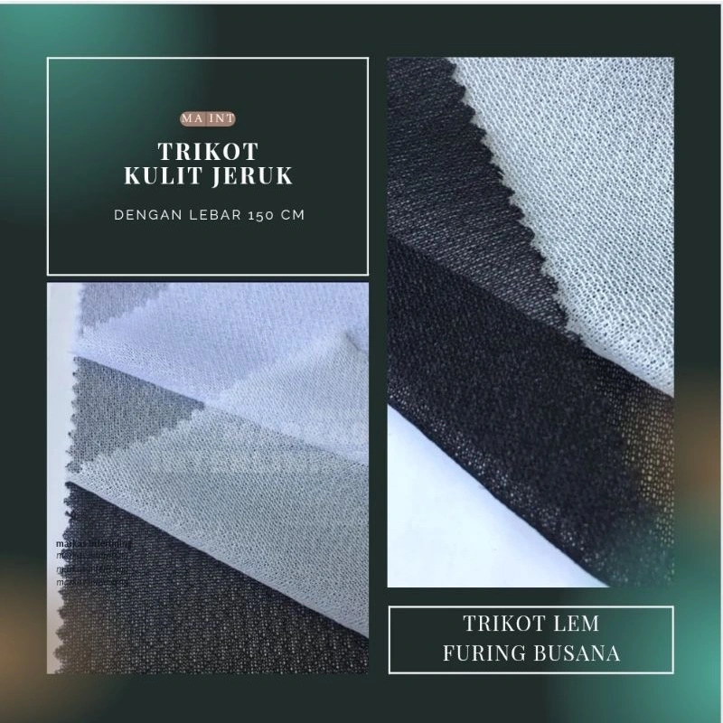 Lem Trikot Pelapis Batik Kulit Jeruk Harga Roll 100 Yard