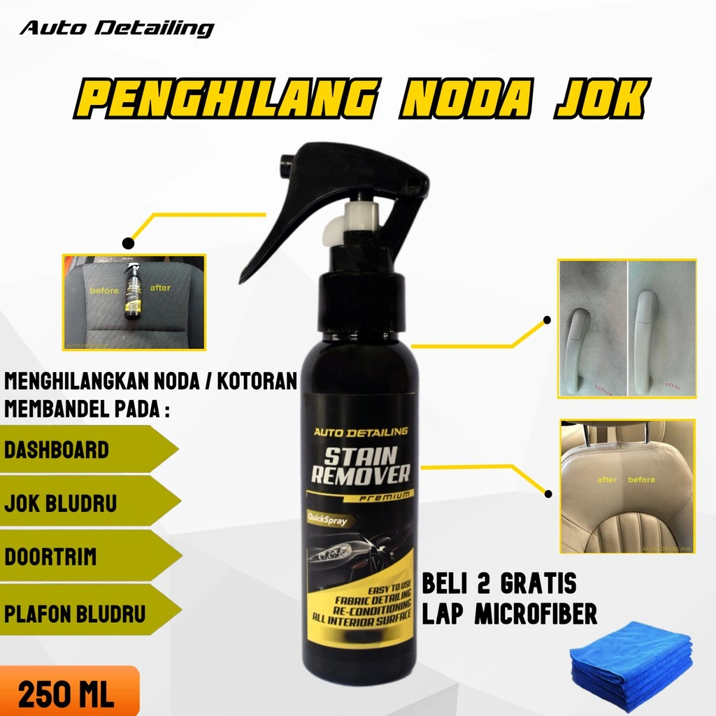 Pembersih Interior Mobil / Pembersih Jok Mobil Bahan Kain/plafon Mobil