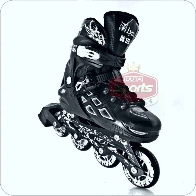 Inline Skate Lynx DS 178 Sepatu Roda Black