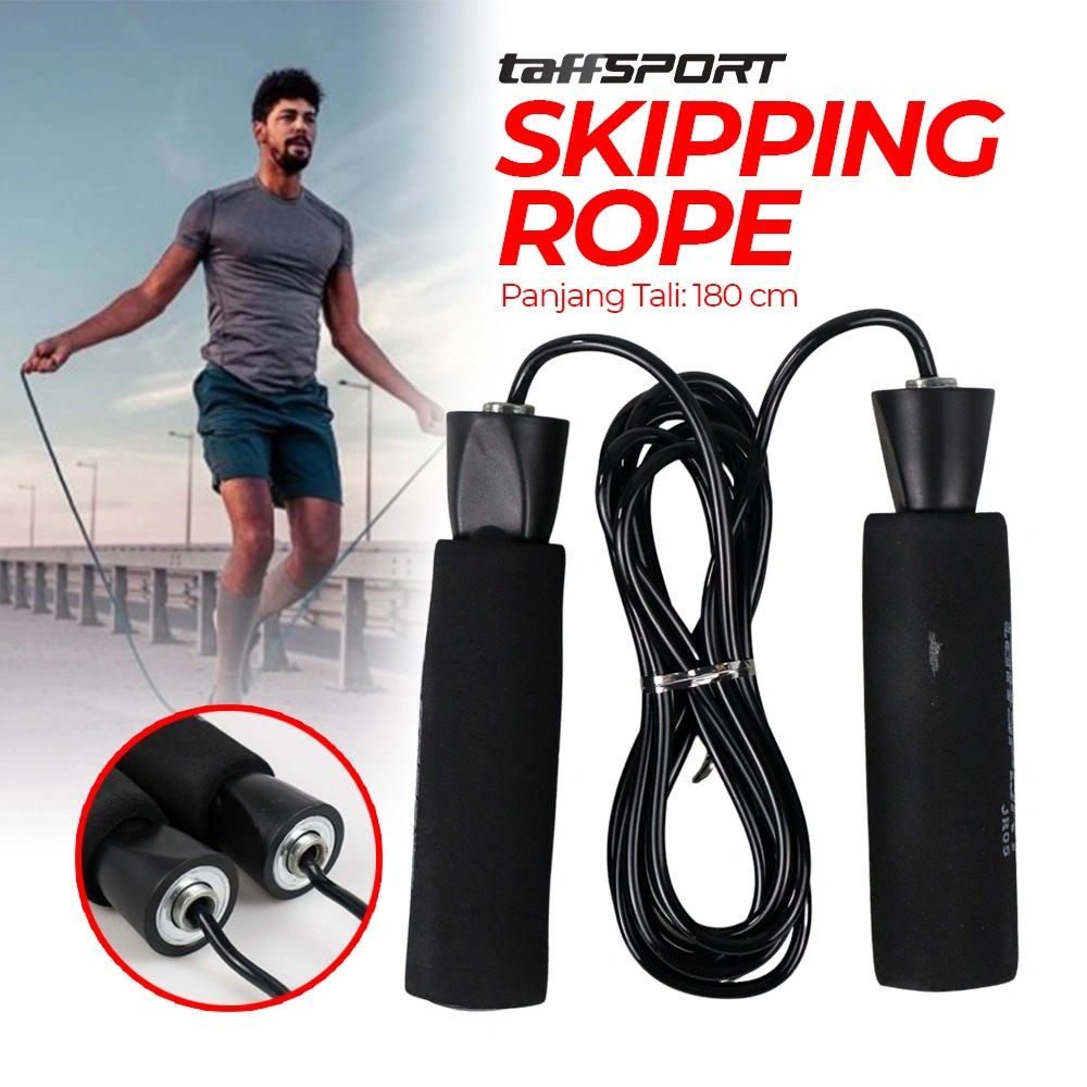 Lompat Tali Skipping Dewasa Speed Juml Rope Sports Weight TaffSPORT