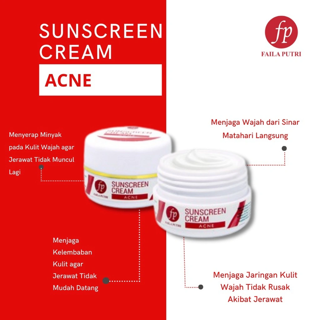 FAILA PUTRI Sunscreen Cream Acne - kulit cenderung Jerawat