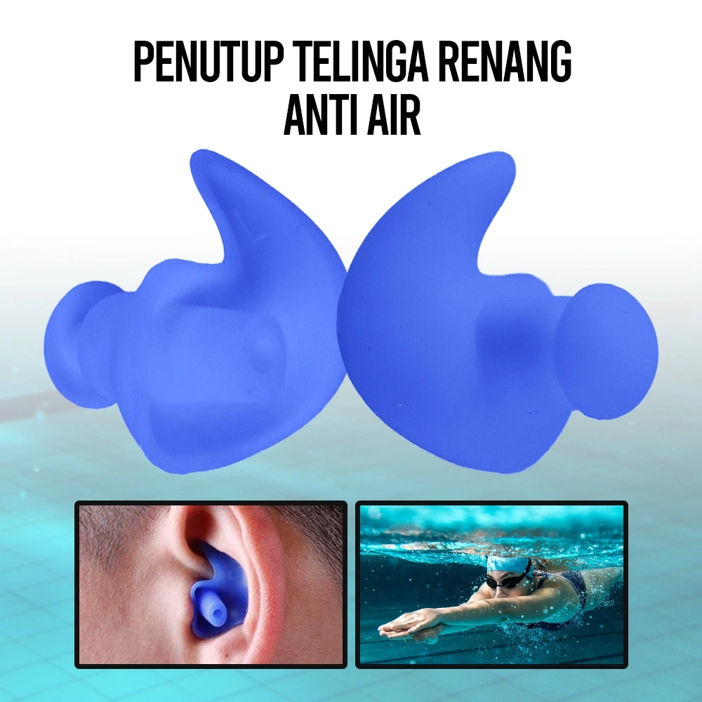 Penutup Telinga Renang Anak dan Dewasa Ear Plug Anti Air
