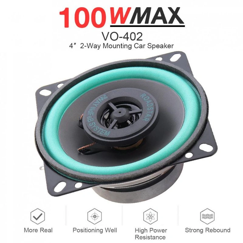 Speaker Pintu Mobil 4 inch 2 way woofer subwoofer 1 pcs