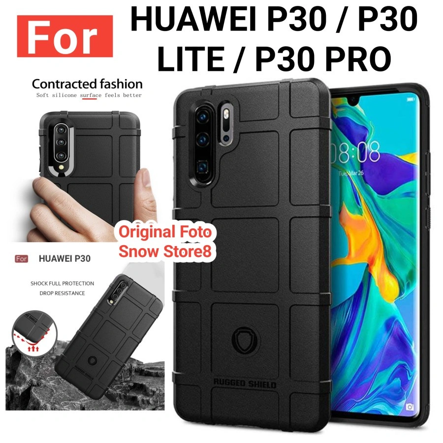 Case HUAWEI P30 P30 Lite P30 Pro Rugged Shield Armor Softcase Casing