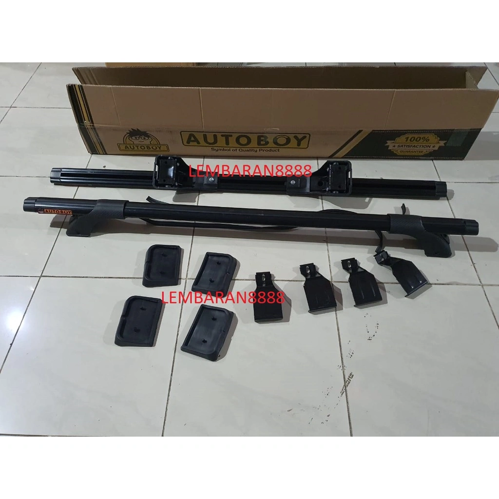 Kaki Rak Autoboy Model Batang Besar Mobil Universal Jepit Body Roof Rail