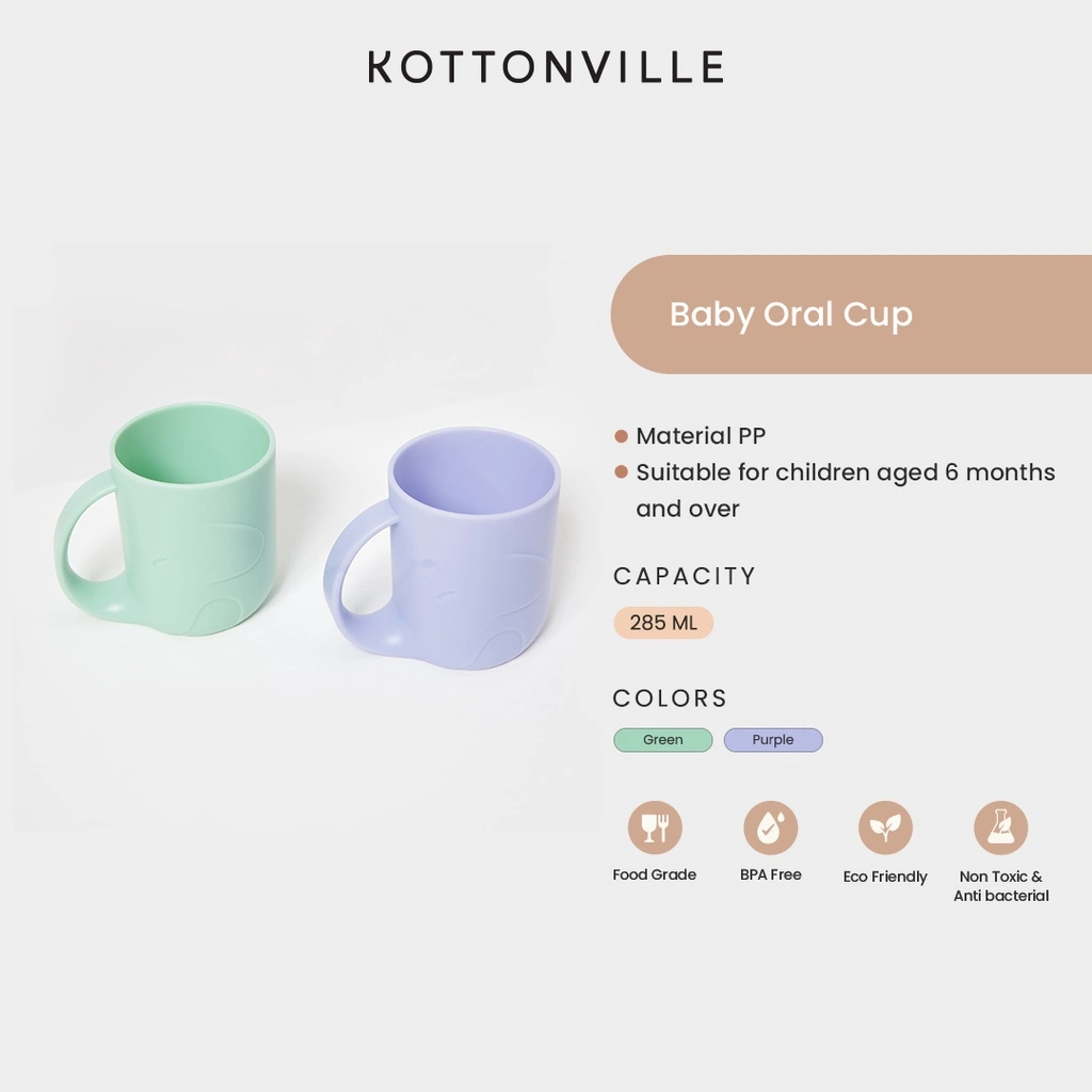 Kottonville - Gelas wadah sikat gigi BPA FREE , toothbrush glass anak Laki-Laki dan Perempuan