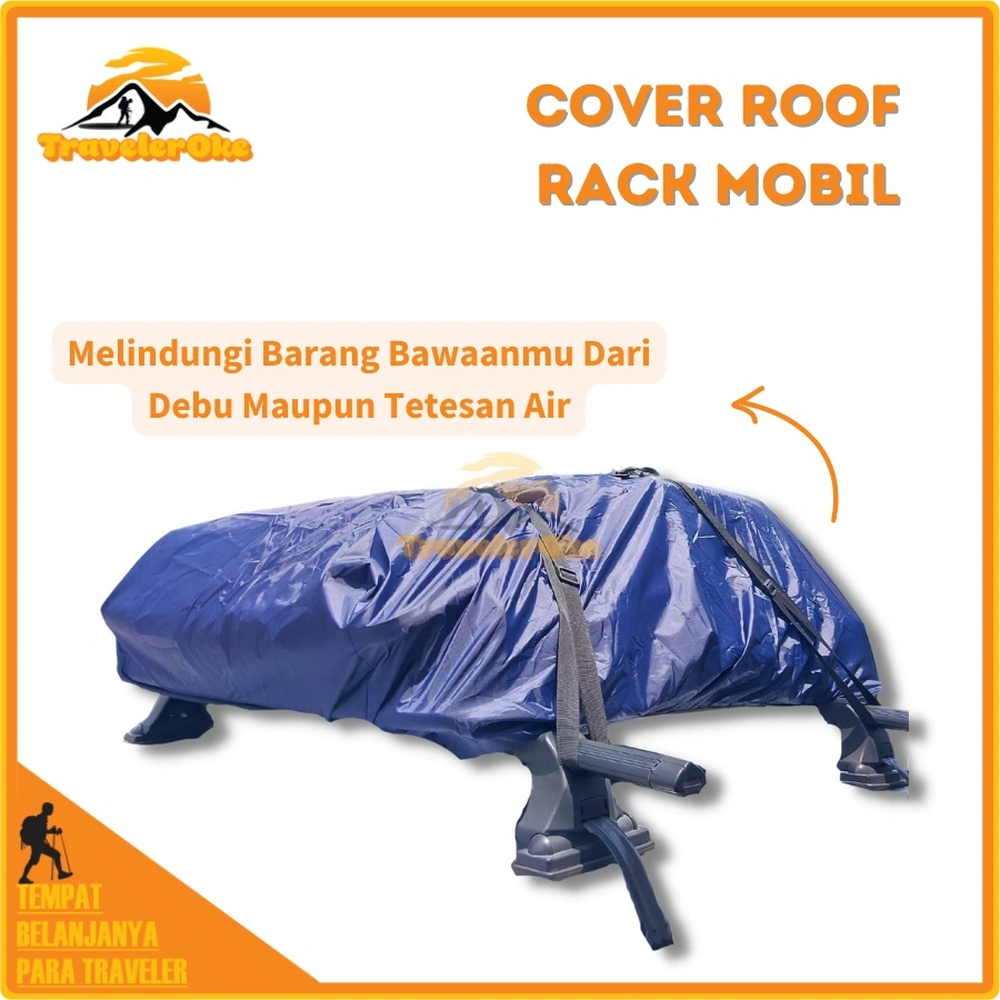 Mahesa Outdoor Cover flush Roof Rack Rail Bagasi Pack Rak Atas Cross Bar Mobil Buzzrack