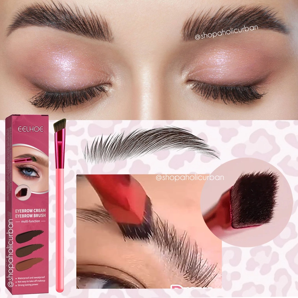 NEW! MAGIC Eyebrow Brush 4D Melukis Alis Instan Kuas Alis Eyebrow Cream Instant Eyebrow Tattoo Microblading Eyebrow Pomade