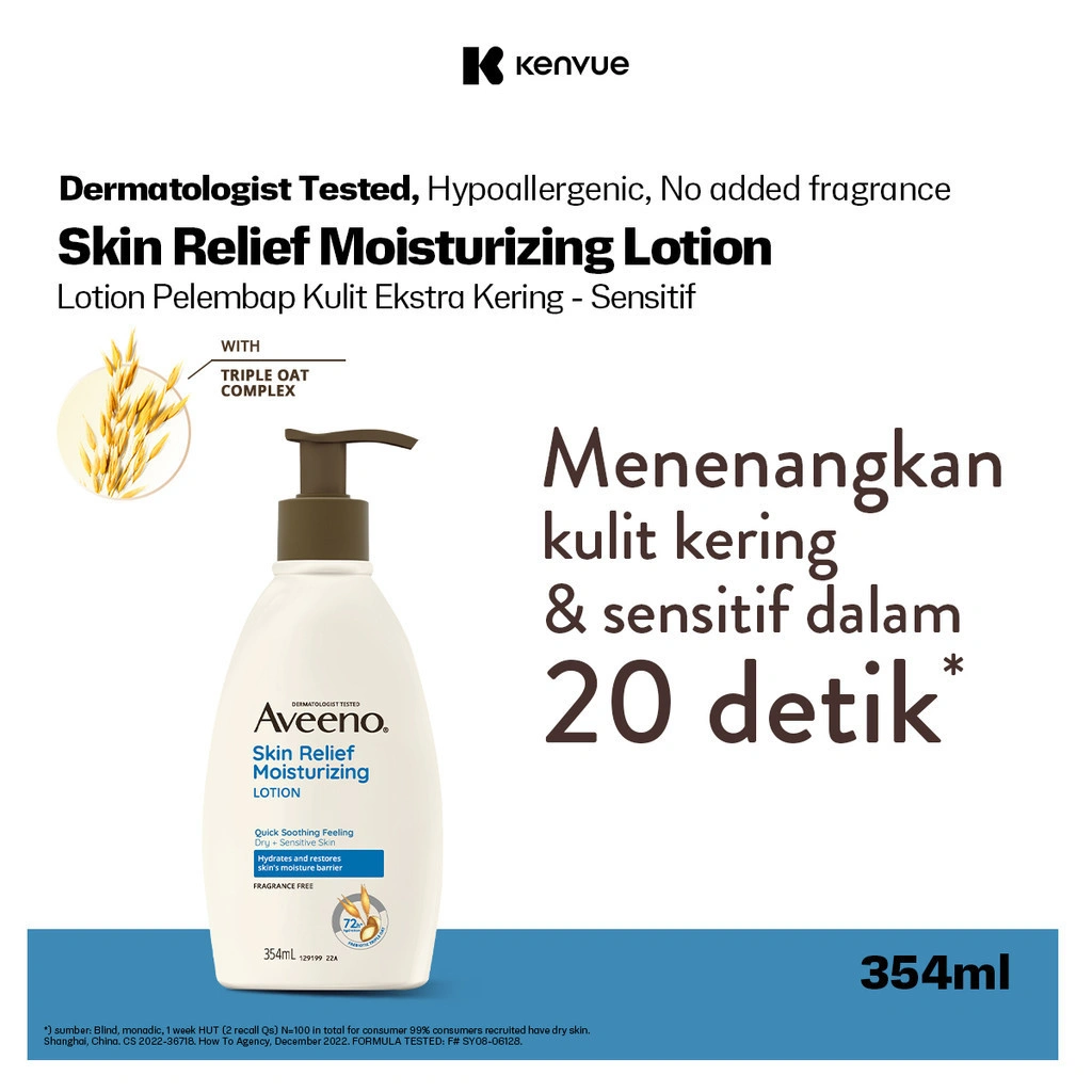 AVEENO Skin Relief Moisturizing Lotion - Losion Pelembab Badan 354 ml