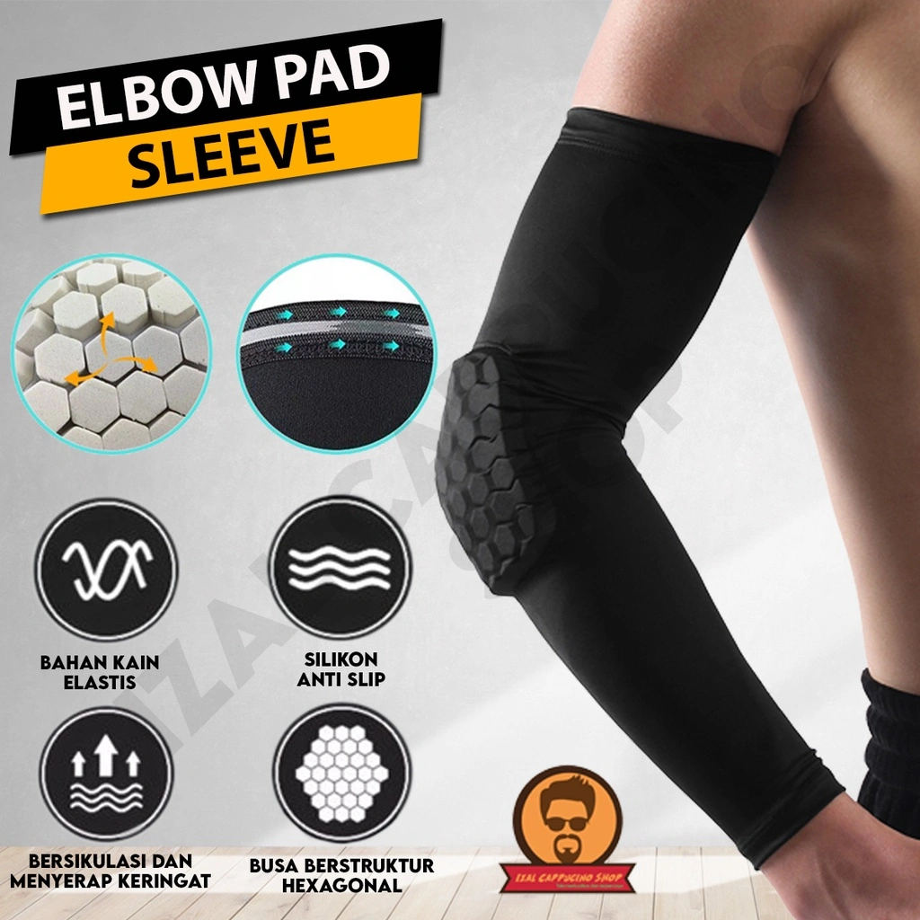 Elbow Pad Sleeve / Pelindung Siku Tangan / Manset Tangan / Arm Sleeve / Manset Pelindung Siku Tangan