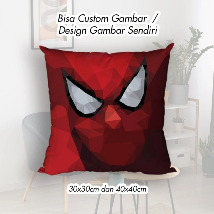 Bantal Spider-Man 002 / Square Pillow Marvel Spider-Man / Spiderman - Bantal Sofa bantal kotak bantal dekorasi accesories