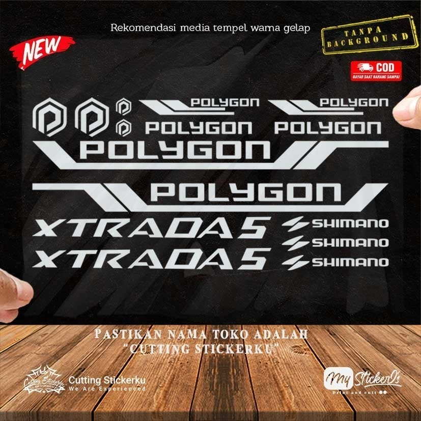 Cutting Stiker Polygon Extrada 5 Variasi Sepeda Sticker Frame Aksesoris Body Style Lipat Keren Decal Striping Bike Road Fixie Mtb Balap Timbul Universal Murah Reflective Nyala Tahan Air Bodi Hologram Batang Gunung Anak Sepedah Kustom Modif