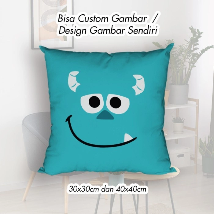 Sully Monsters Inc / James P. Sullivan Disney Monster Inc - ini bukan link Bantal Custom, Tapi bisa Custom Bantal/ Bantal Sofa/ Bantal Dekorasi
