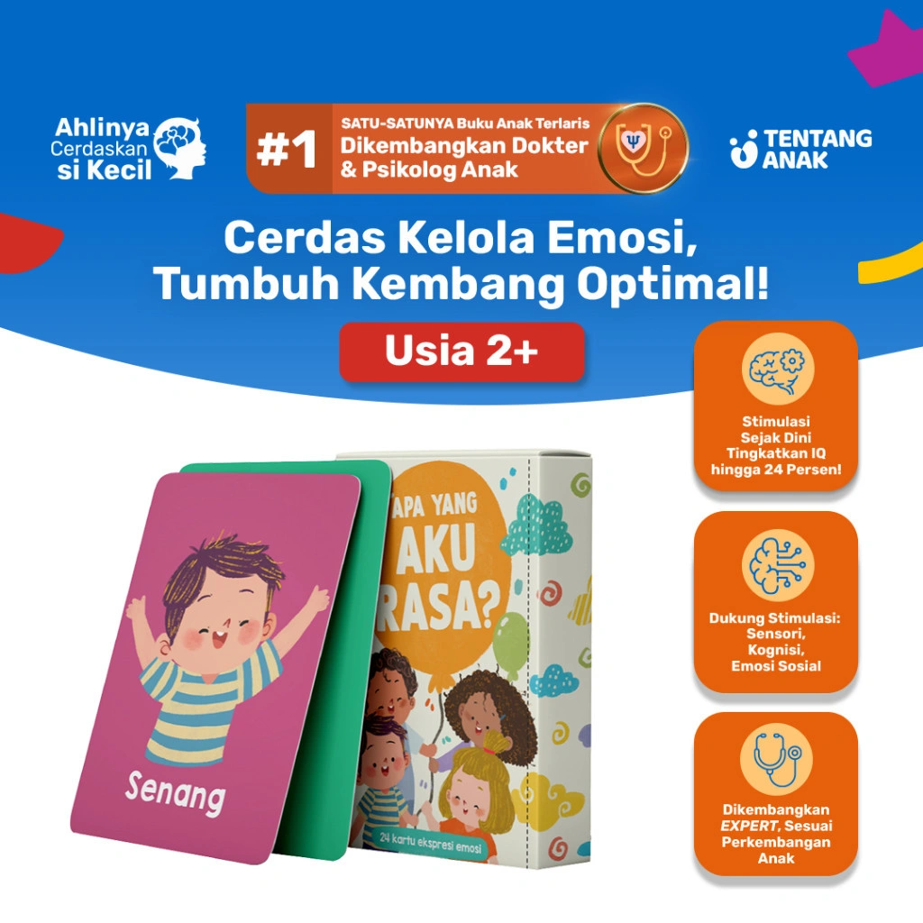 Tentang Anak - "Apa yang Aku Rasa" Flashcard l Mainan Edukasi Anak