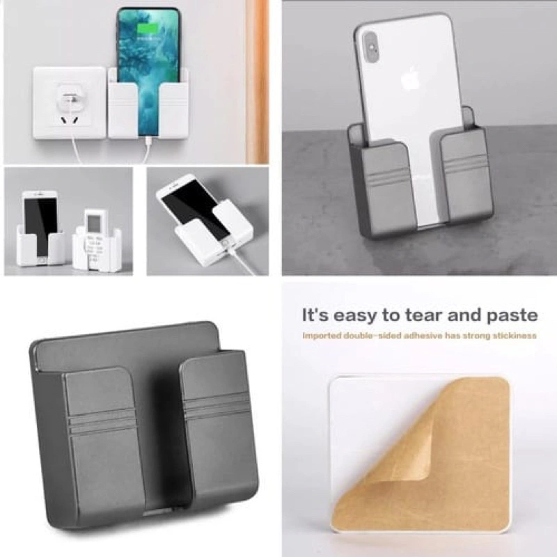 HOLDER HP TEMPEL DINDING TEMPAT HANDPHONE REMOTE MULTIFUNGSI MURAH