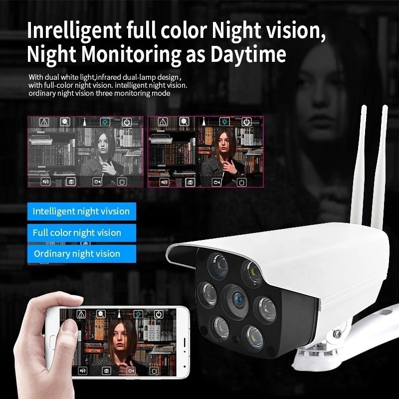 Cctv Wifi V380 5MP Full HD Outdoor Ip Cam Waterproof Wireless Smart Camera Kamera Anti Air