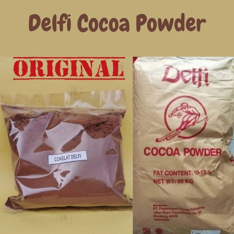 Cokelat Bubuk Delfi 250gr - Cocoa Powder