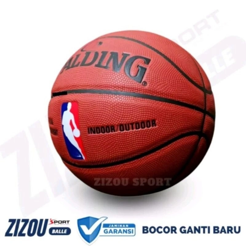 BOLA BASKET ORIGINAL SPALDING NBA ADAM SILVER INDOOR-OUTDOOR SIZE 7