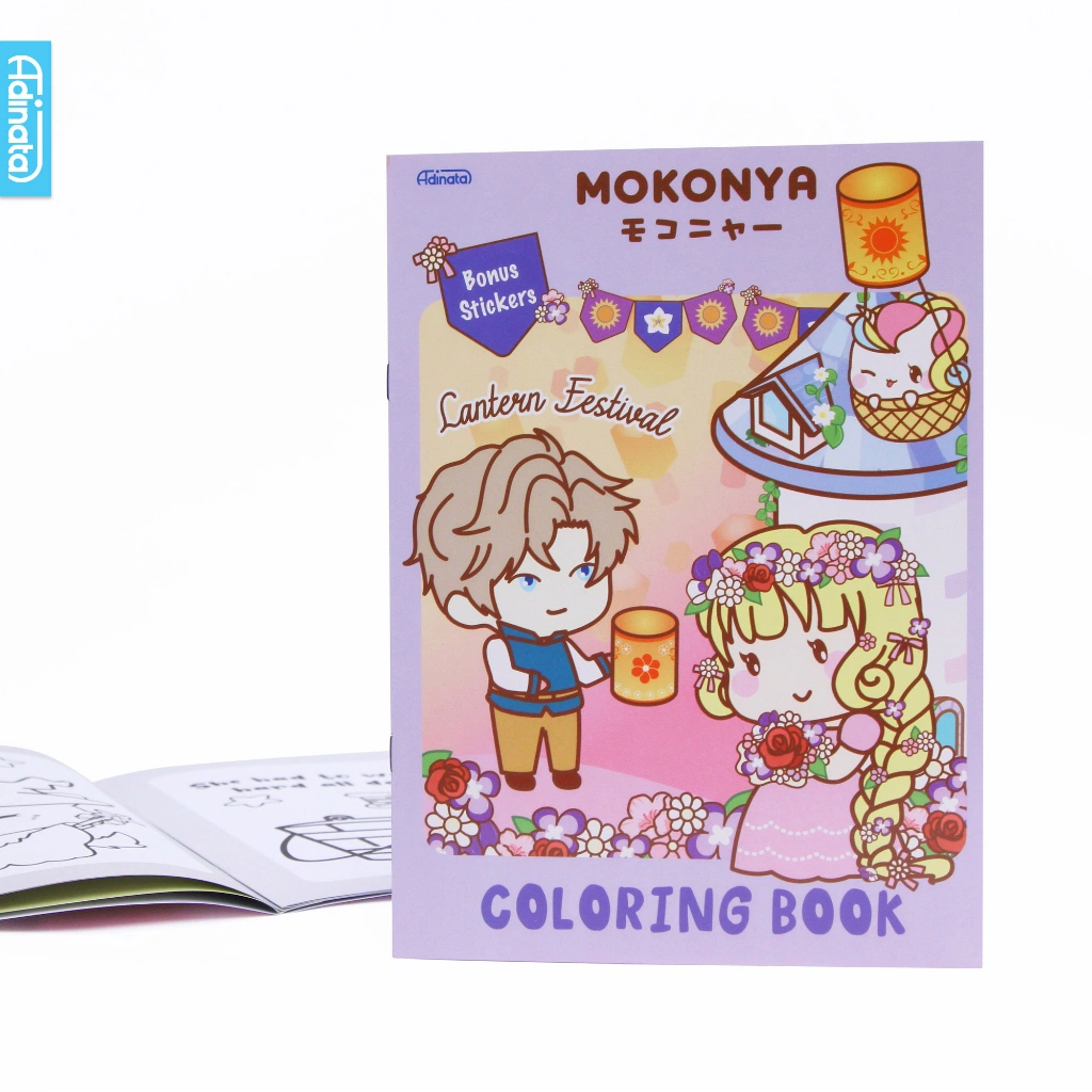 Mokonya Coloring Book L 2350-4122 / Buku Mewarnai / Buku Aktivitas anak / Adinata