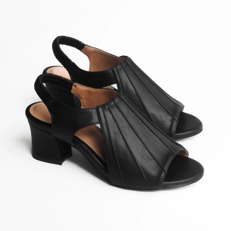 Alica Aria Heels Wanita  Hitam Hak 5 cm