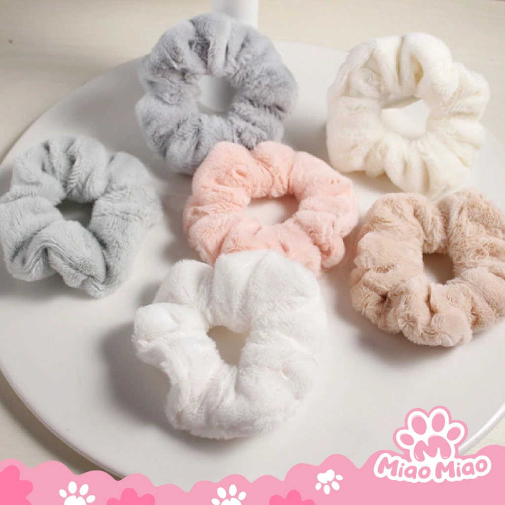 Scrunchie Pita Ikat Rambut Korea Wanita - Scrunchies Aksesoris Rambut Wanita COD GRATIS ONGKIR