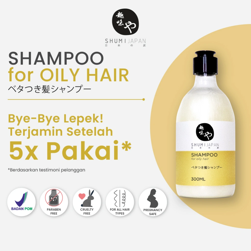 [BPOM] PROMO! SHUMI Japan SHAMPOO for Oily Hair 300ml Shampo / Treatment / Haircare