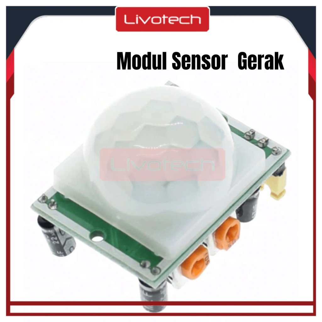 LIVO Human Motion Detector HC-SR501 PIR INFRARED IR Sensor Gerak SR 501 Komponen ARDUINO Elektronika