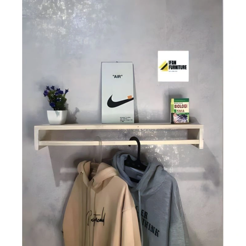 gantungan baju/minimalis/rak gantungan baju/rak serbaguna/hanger. berbahan kayu dengan harga yang super murah kualitas dijamin oke