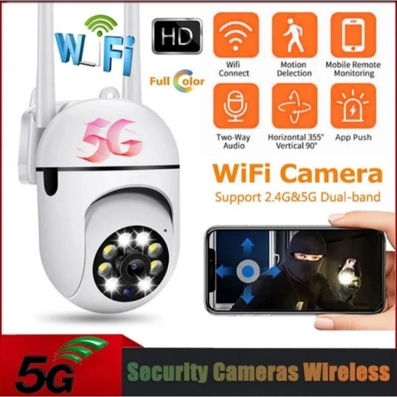 kamera Cctv wireless 8mp FULL HD wifi cctv ip camera waterpoof