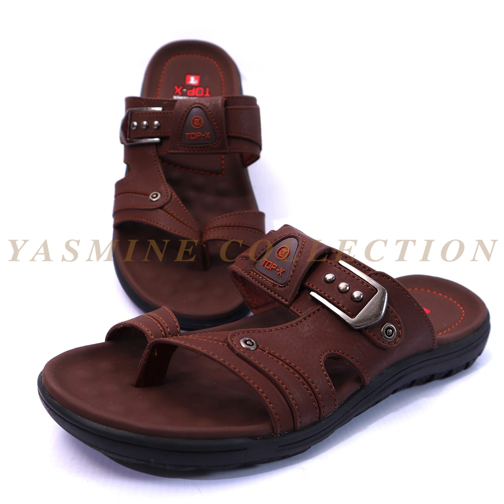 Sandal Jepit Pria Casual Kulit Impor Asli Original Sendal Jepit Cowok Laki Laki Dewasa