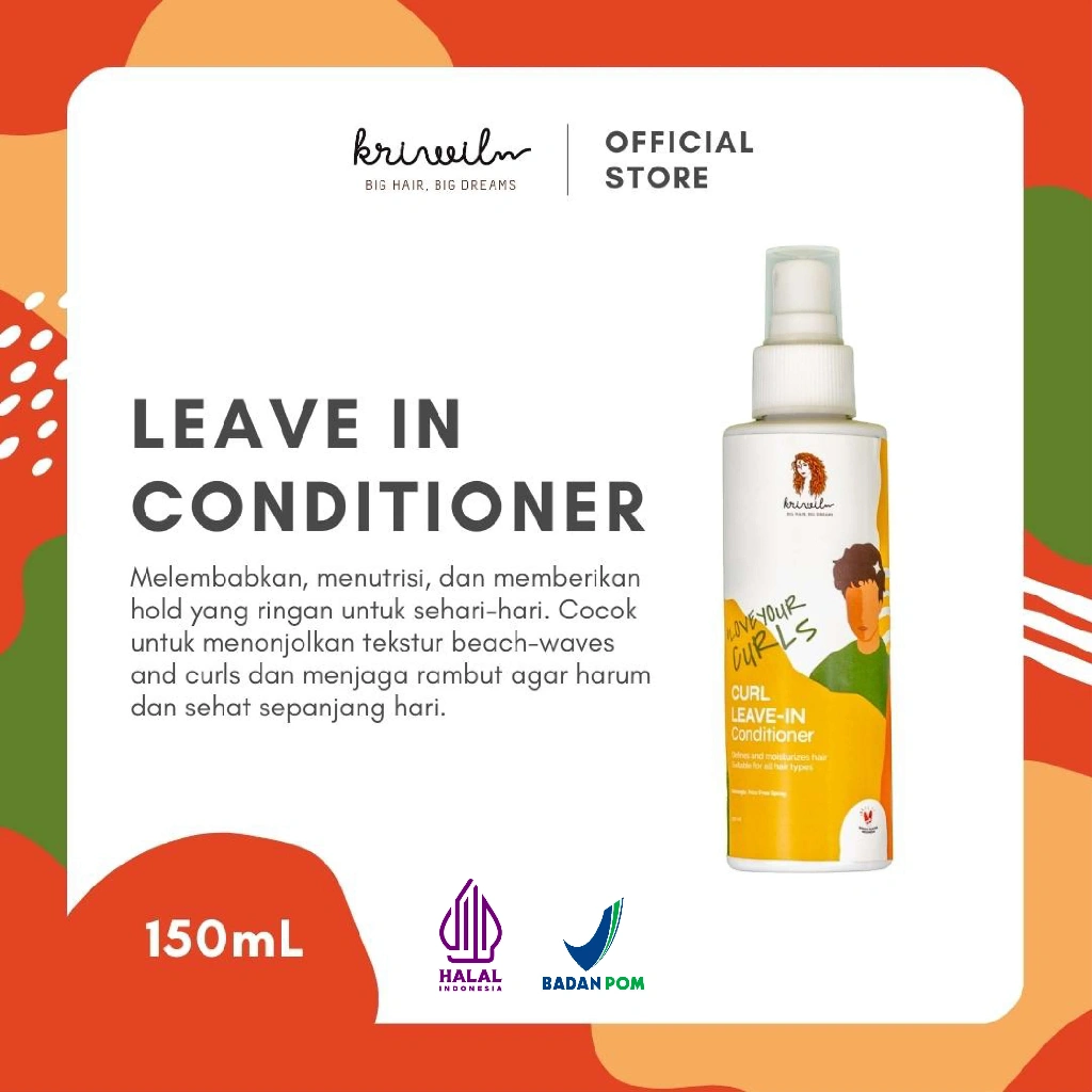 Kriwil Curl Leave In Conditioner (tanpa bilas) 150ml
