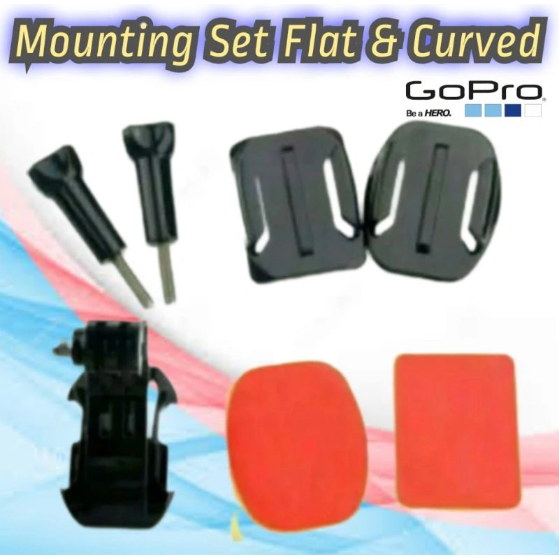TERMURAH Helmet Front Mounting Cocok For Xiaomi Yi Gopro Dan Action Cam