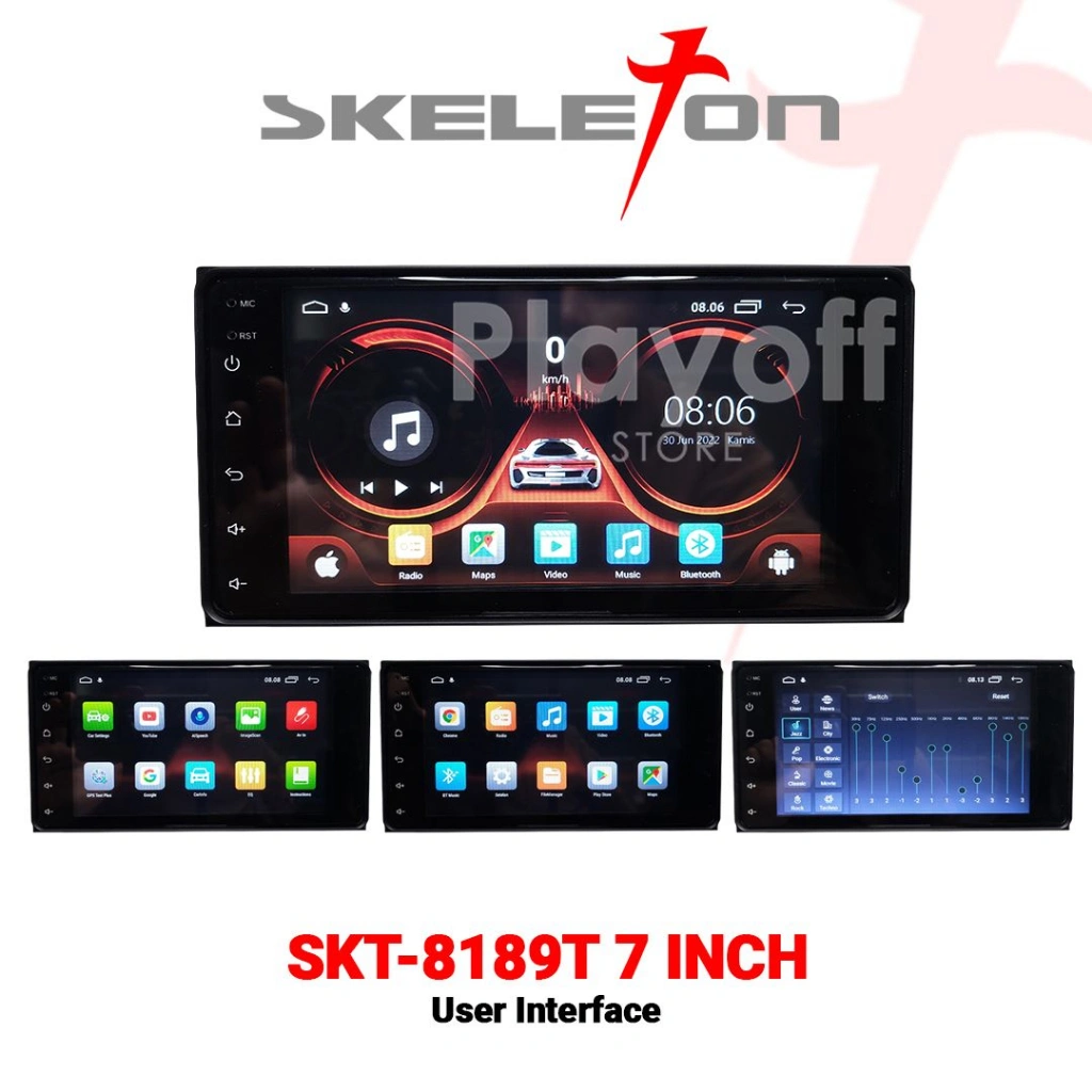Head Unit Android 7 Inch Skeleton (Plug and Play TOYOTA) MirrorLink Bluetooth GPS